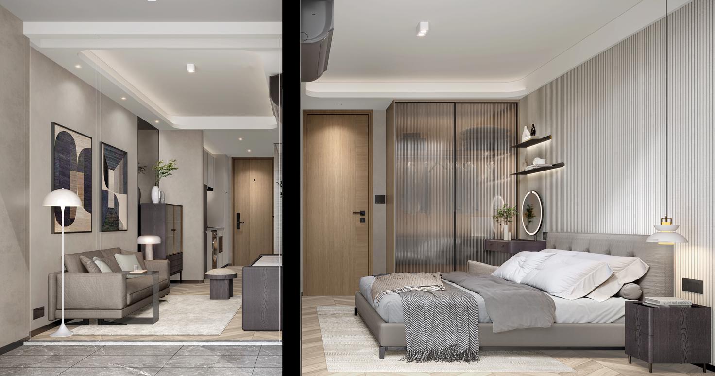 รูป 1 Bed Condo with Multipurpose Room for Sale Level Pratumnak - รูปที่ 3/15
