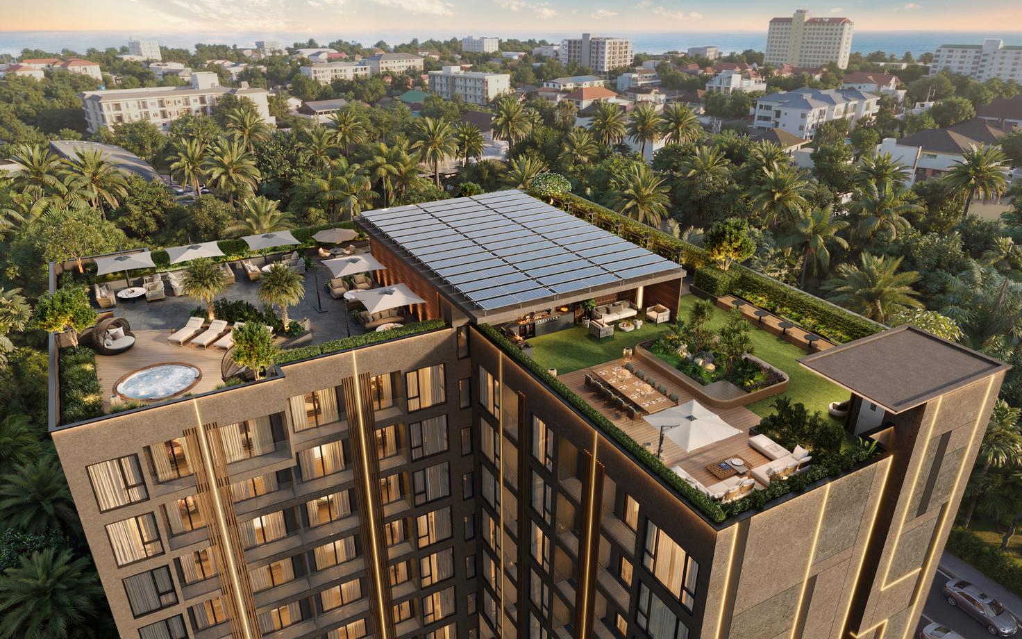 รูป 1 Bed Condo with Multipurpose Room for Sale Level Pratumnak - รูปที่ 4/15
