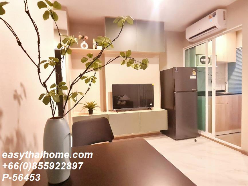 รูป P-56453 ให้เช่า  (รีเจ้นท์ โฮม บางนา) | 28 ตร.ม. | ชั้น 28 อาคาร D | วิวเมือง | เฟอร์นิเจอร์ครบ  📞 Line ID: @easythaihome | 085-592-2897 - รูปที่ 3/16