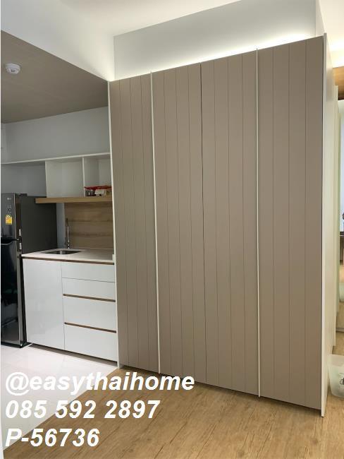 รูป P-56736 🔥 ห้องสวย ชั้นสูง วิวเมือง! 1 Bed 39 ตร.ม. เฟอร์+เครื่องใช้ไฟฟ้าครบ TRIPLE Y RESIDENCE ติดจุฬาฯ-MRT สามย่าน Line@easythaihome 085-592-2897 - รูปที่ 9/13
