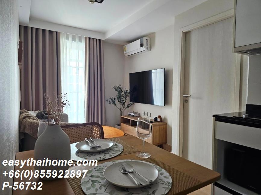 รูป P-56732 ให้เช่า มาเอสโตร 39  | 34 ตร.ม. | ชั้น 6 | วิวเมือง | เฟอร์นิเจอร์ครบ  | เลี้ยงสัตว์ได้ 1 ตัว 📞 Line ID: @easythaihome | 085-592-2897 - รูปที่ 2/16