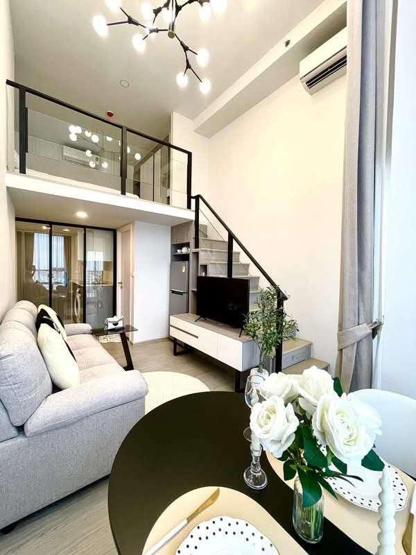รูป Origin Plug & Play ทริปเปิล สเตชั่น รามคำแหง | ชั้น 16 4.2ม. Duo Space Loft 1BR (ใกล้ MRT ลำสาลี) 16,000 บาท / เดือน - รูปที่ 6/16