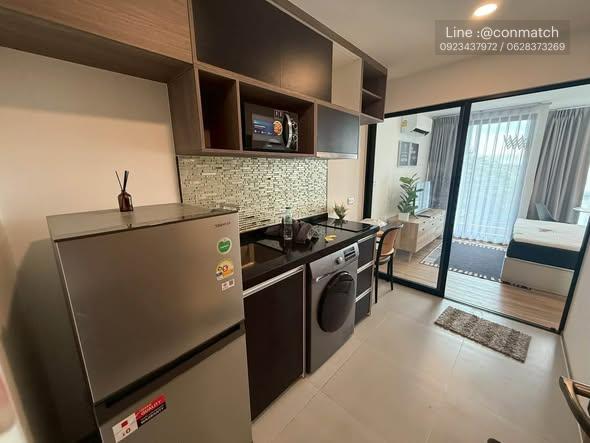 picture 1Bed | 1Bath | Ratchada 32 | 24.92sqm | THB 12,000/mo | Fl.6 — Cybiq Ratchada 32 Bangkok - 4/5