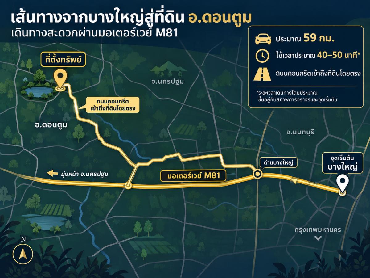 รูป ขาย ที่ดินพร้อมกิจการเกือบ 5 ไร่ อำเภอดอนตูม จังหวัดนครปฐม พร้อมสระน้ำขนาดใหญ่ อาคารคาเฟ่ และพื้นที่รองรับกิจกรรม - รูปที่ 51/52