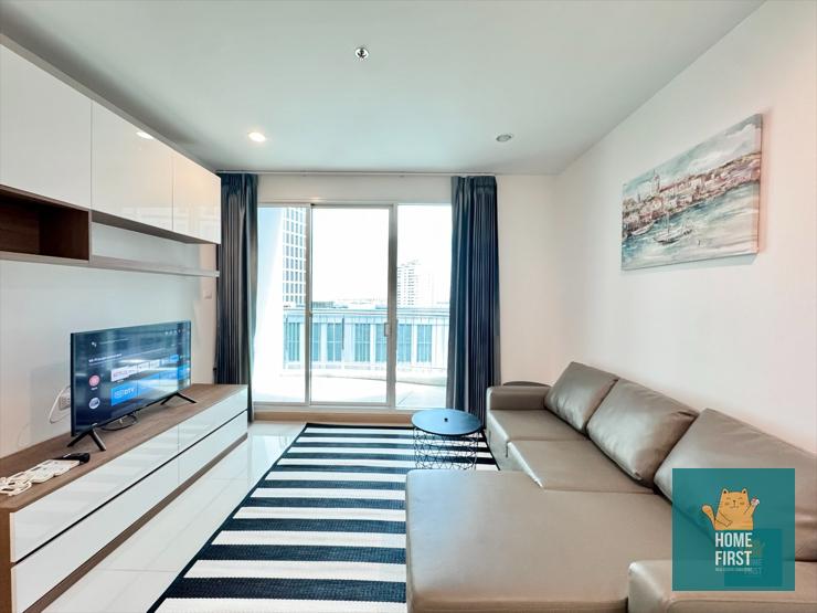 รูป Rent SUPALAI RIVA GRANDE พระราม3 ห้องสวย 75 ตรม. 2ห้องนอน เฟอร์ครบ 30,000 บาท จอดรถได้ 2 คัน - รูปที่ 1/15
