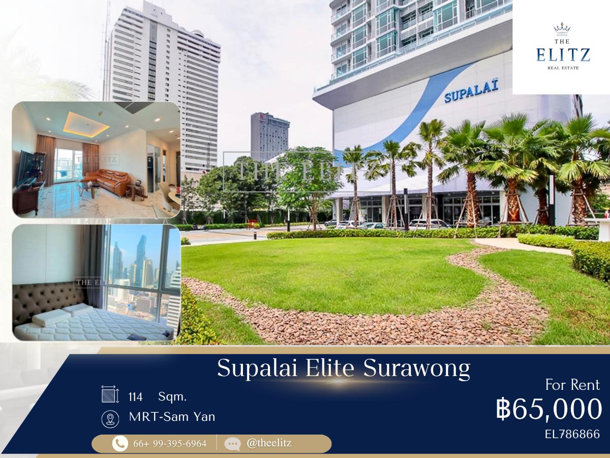 รูป ✨Rare 3-Bedroom Unit | Best Panoramic View in the Building | Prime Surawong CBD Location✨ - รูปที่ 1/19