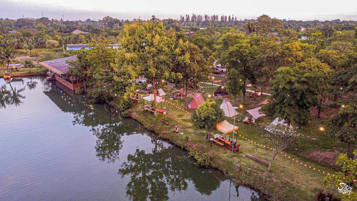 รูป ขาย ที่ดินพร้อมกิจการเกือบ 5 ไร่ อำเภอดอนตูม จังหวัดนครปฐม พร้อมสระน้ำขนาดใหญ่ อาคารคาเฟ่ และพื้นที่รองรับกิจกรรม - รูปที่ 20/52