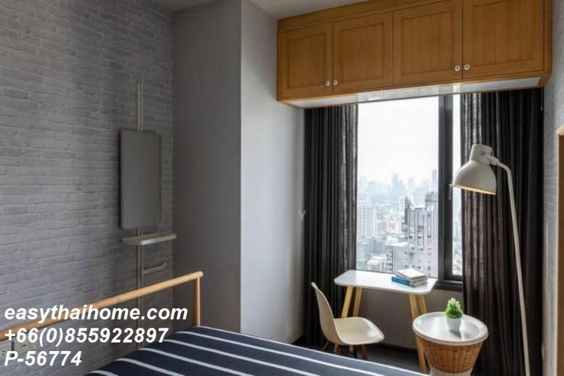 รูป P-56774 ให้เช่า  เอดจ์ สุขุมวิท 23 | 1 ห้องนอน 1 ห้องน้ำ | 33 ตร.ม. | ชั้น 32 | วิวเมือง | เฟอร์นิเจอร์ครบ   📞 Line ID: @easythaihome | 085-592-2897 - รูปที่ 11/14