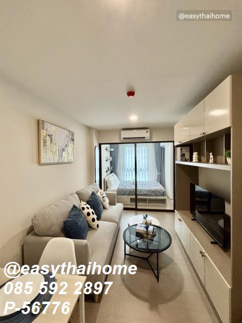 รูป P-56776 📍 ให้เช่าคอนโดแต่งครบพร้อมอยู่! Good Day Sukhumvit 93 1 Bed 27 ตร.ม. ชั้น 3 มีเครื่องซักผ้า+Digital Door Lock Line@easythaihome 085-592-2897 - รูปที่ 2/15