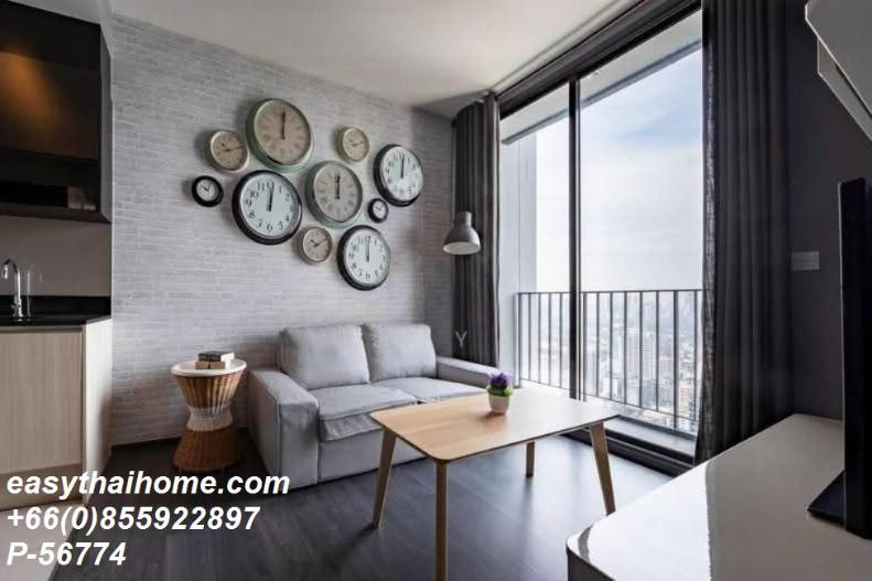 รูป P-56774 ให้เช่า  เอดจ์ สุขุมวิท 23 | 1 ห้องนอน 1 ห้องน้ำ | 33 ตร.ม. | ชั้น 32 | วิวเมือง | เฟอร์นิเจอร์ครบ   📞 Line ID: @easythaihome | 085-592-2897 - รูปที่ 10/14