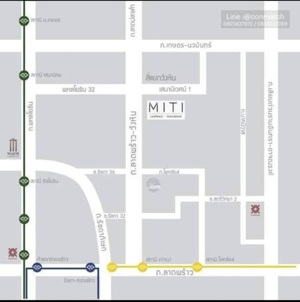 picture AA673632 | 1Bed | 1Bath | BTS Ratchayothin | 33sqm | THB 12,000/mo | Fl.3 — Miti Condo Lat Prao - Wang Hin - 4/5