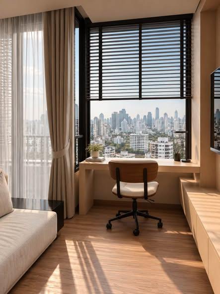 picture AA676279 | 1Bed | 1Bath | BTS Thong Lo | 35sqm | THB 34,000/mo | Fl.10 — Noble Form Thonglor Thonglor - 1/5