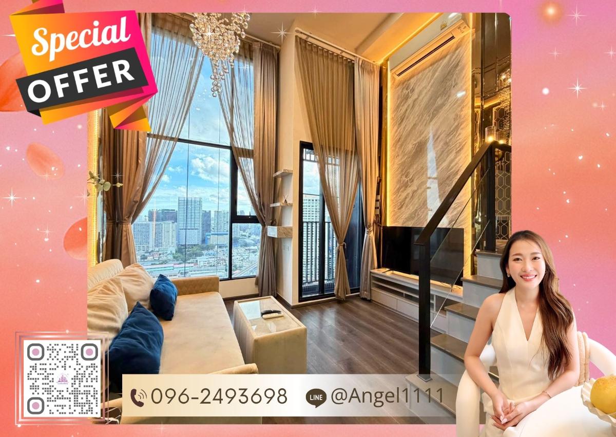รูป ✨🦄 Ready to Move ห้องสวยตรงปก 🦄✨ Knightsbridge Space Ratchayothin 🚝 ใกล้ BTS พหลโยธิน 24 เฟอร์ครบ พร้อมอยู่ ☎️096-2493698 (KSR0023) - รูปที่ 1/18