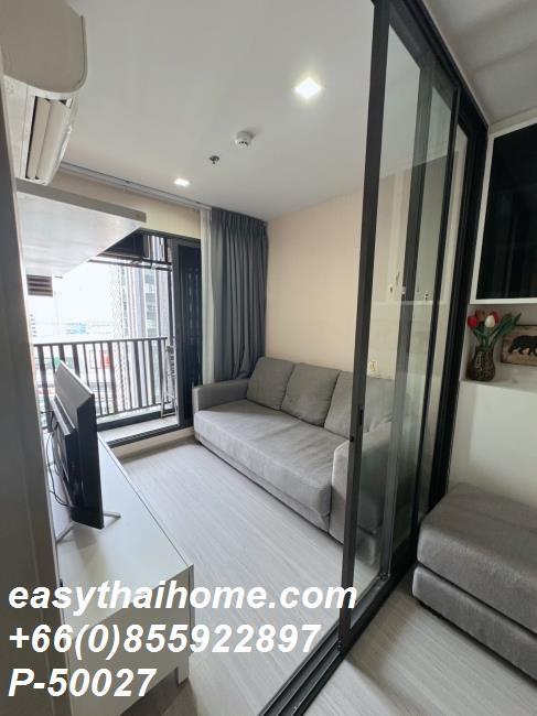 รูป P-50027 ให้เช่า (ไลฟ์ ลาดพร้าว) | 1 ห้องนอน 1 ห้องน้ำ | 36 ตร.ม. | ชั้น 22 อาคาร B | วิวเมือง 📞 Line ID: @easythaihome | 085-592-2897 - รูปที่ 6/14