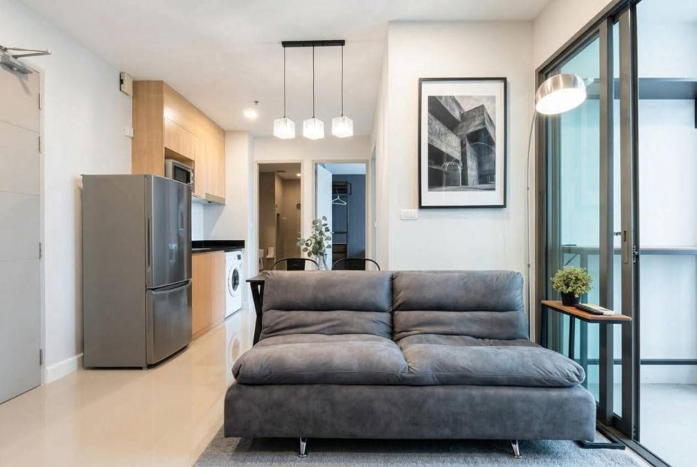 รูป ⚡ ห้องติดสระเปิดลงได้เลย รีโนเวทใหม่สไตล์คาเฟ่ | 1 Bed Plus ใกล้ BTS อุดมสุข โดยเซลล์ประจำโครงการ • นัดชมห้องฟรี ทักด่วน! 🏊‍♂️✨ - รูปที่ 4/11