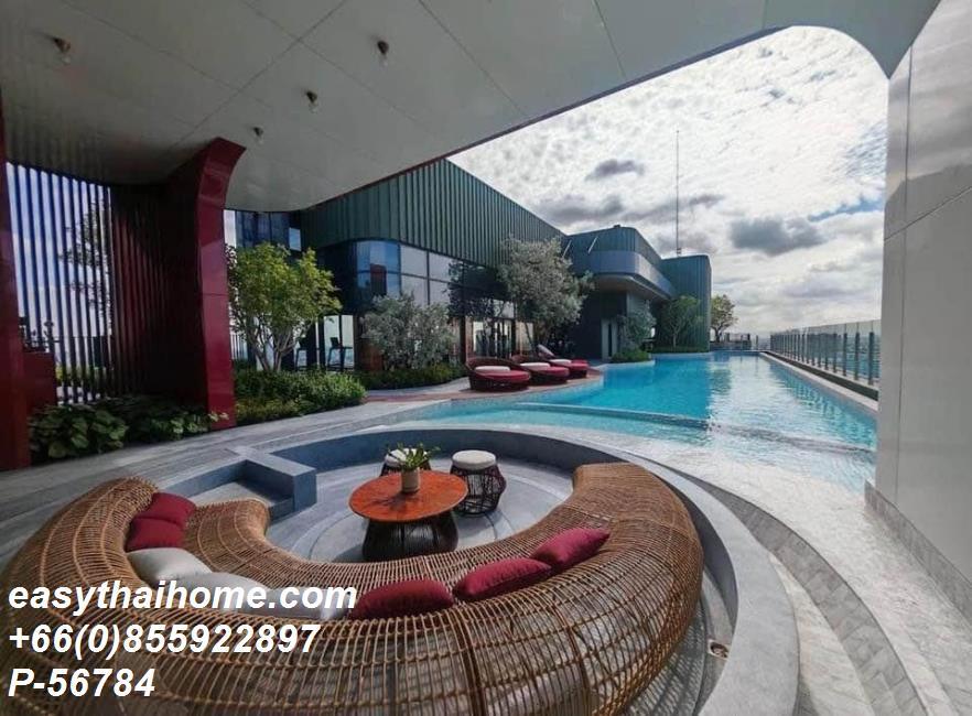 รูป P-56784 ให้เช่า (เดอะ ไลน์ ไวบ์) | 2 ห้องนอน 2 ห้องน้ำ | วิวสวน | ชั้น 2 | 59 ตร.ม. | เฟอร์นิเจอร์ครบ  📞 Line ID: @easythaihome | 085-592-2897 - รูปที่ 25/25