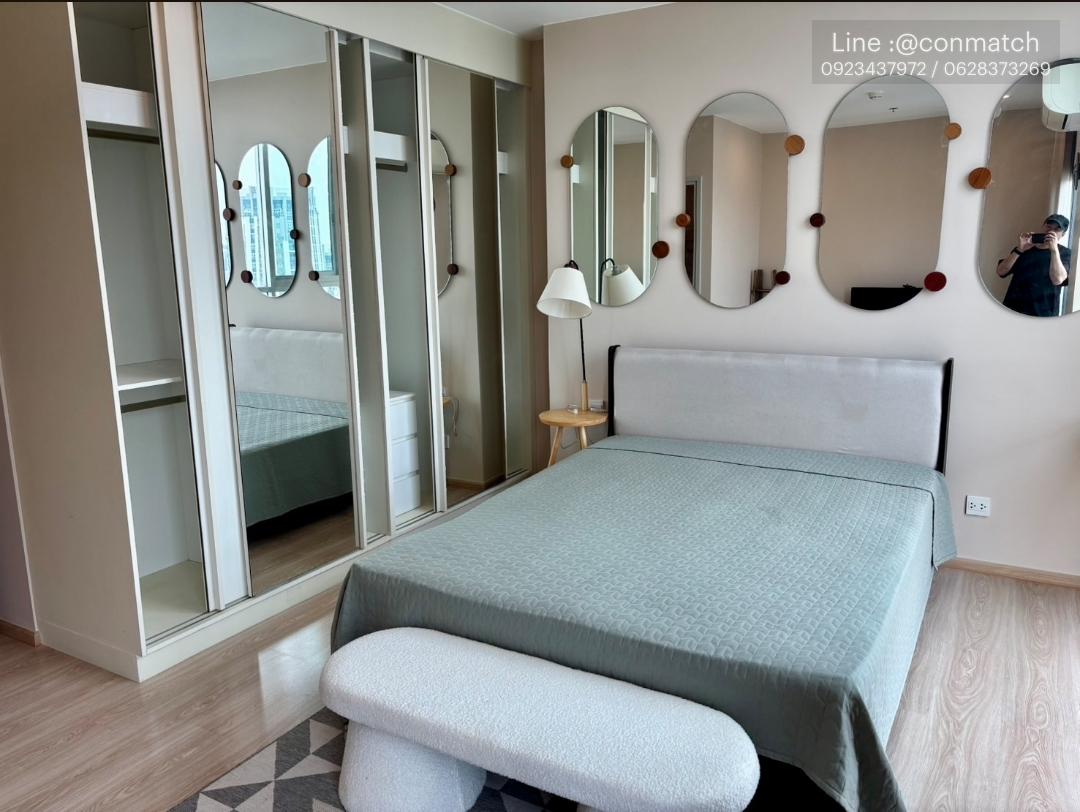 picture ADD01064 | 2Bed | 2Bath | MRT Thailand Cultural | 50sqm | THB 27,000/mo | Fl.40 — Noble Revolve Ratchada Bangkok - 7/10