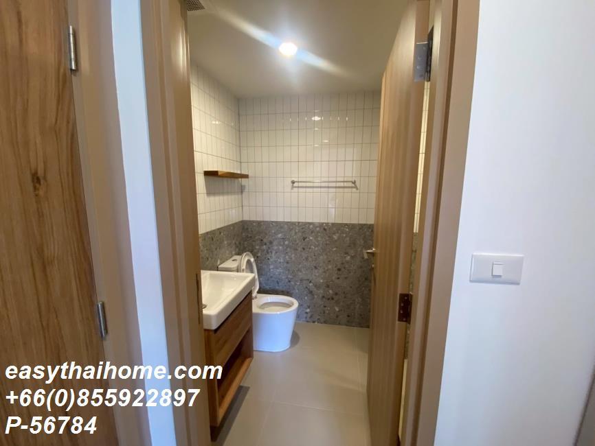รูป P-56784 ให้เช่า (เดอะ ไลน์ ไวบ์) | 2 ห้องนอน 2 ห้องน้ำ | วิวสวน | ชั้น 2 | 59 ตร.ม. | เฟอร์นิเจอร์ครบ  📞 Line ID: @easythaihome | 085-592-2897 - รูปที่ 12/25