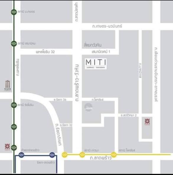 picture AA674801 | 1Bed | 1Bath | BTS Ratchayothin | 33sqm | THB 12,000/mo | Fl.3 — Miti Condo Lat Phrao-Wanghin - 4/5